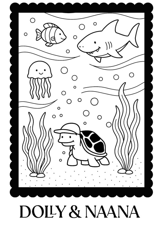 D&N Turtle Colouring Adventure