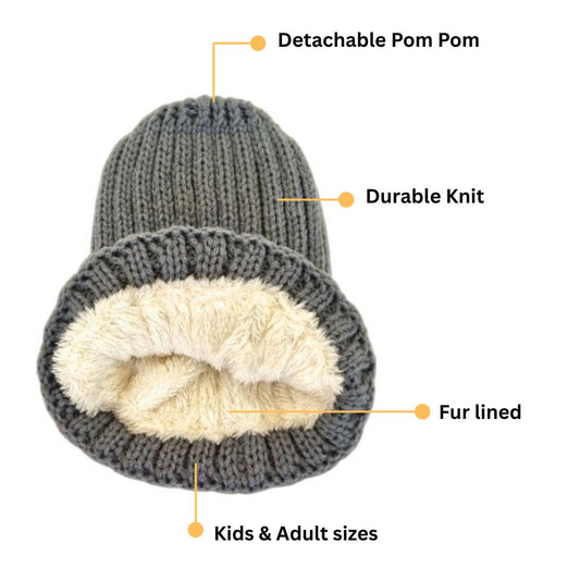 Mix & Match Beanie - Fog