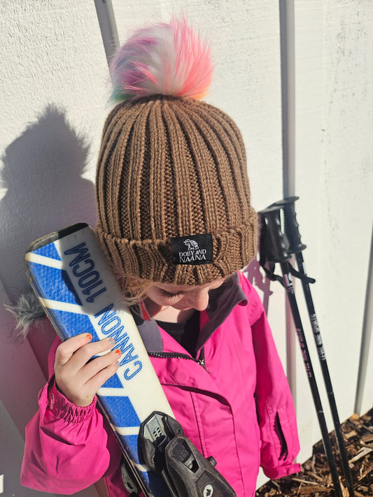Mix & Match Beanie - Mocha