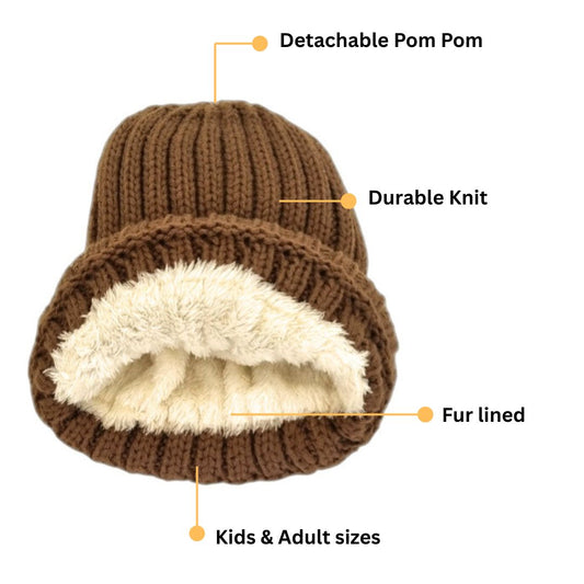 Mix & Match Beanie - Mocha