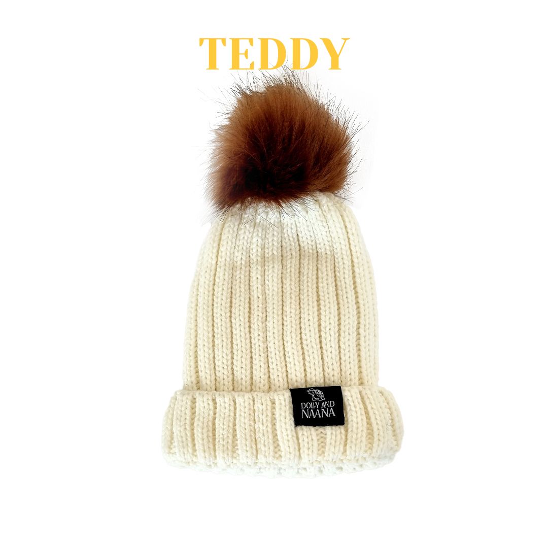 Mix & Match Beanie - White