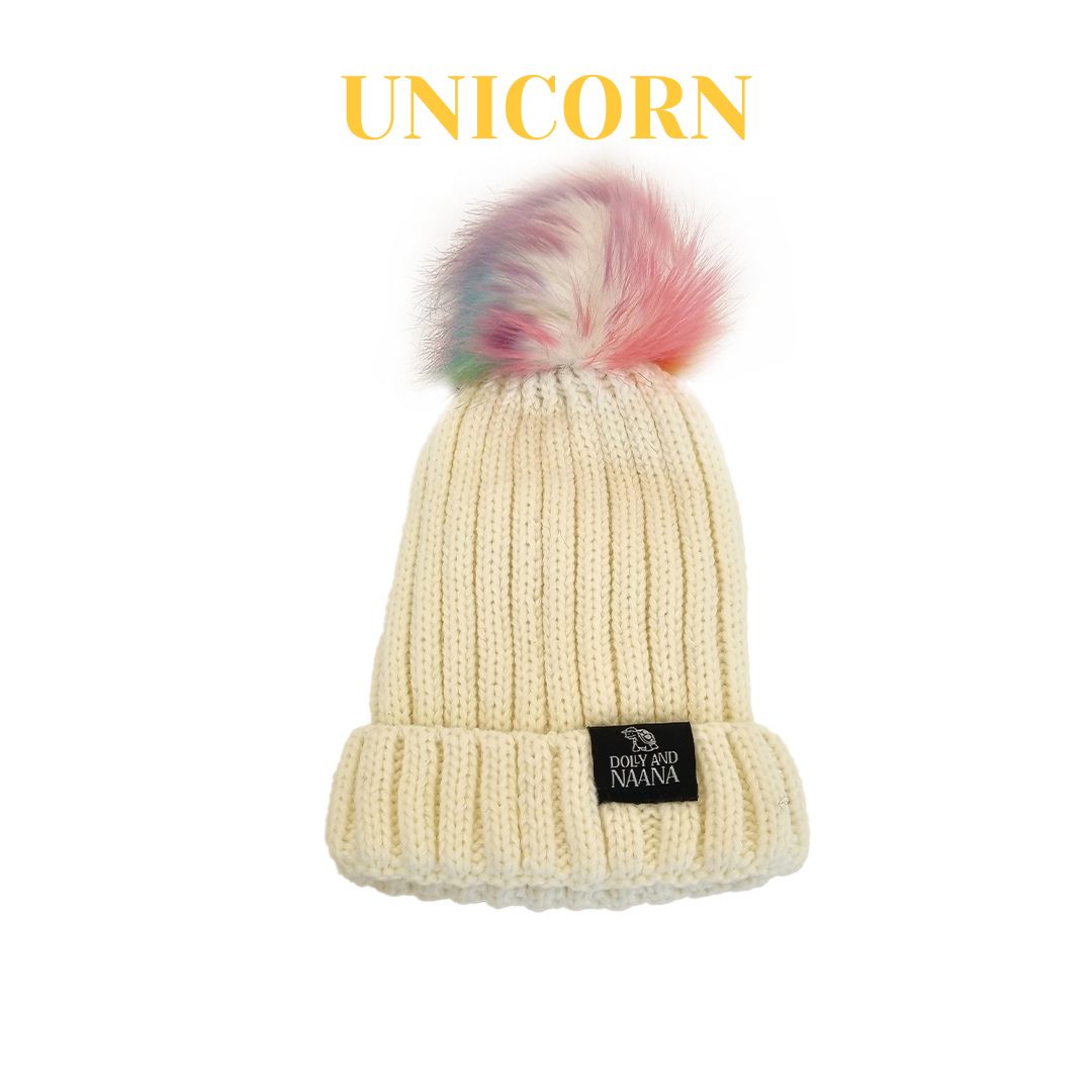 Mix & Match Beanie - White