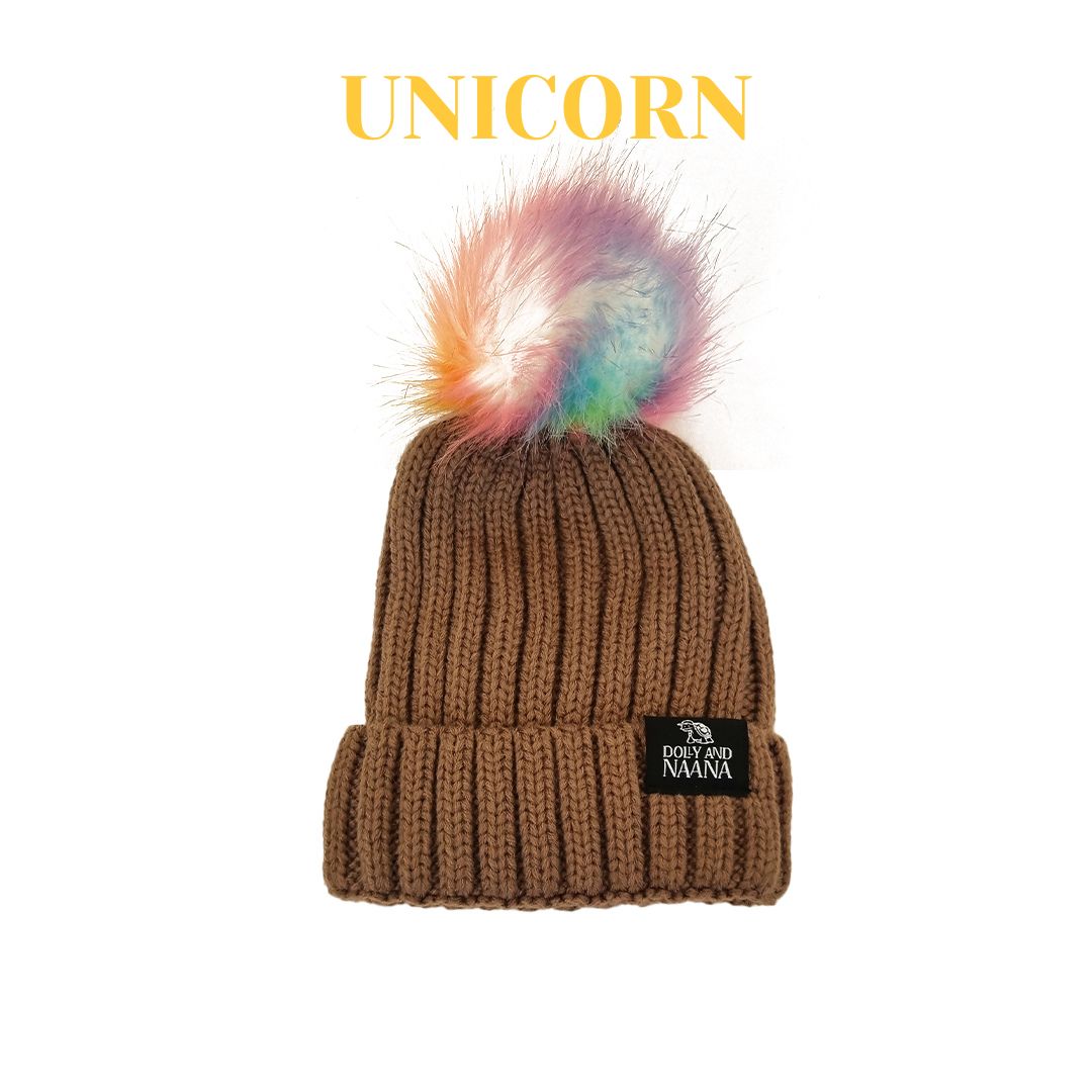 Mix & Match Beanie - Mocha