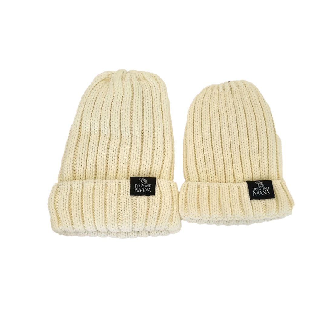 Mix & Match Beanie - White
