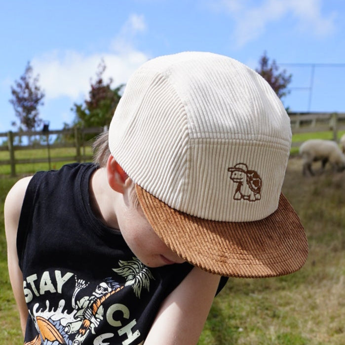 D&N Corduroy Cap - Chocolate