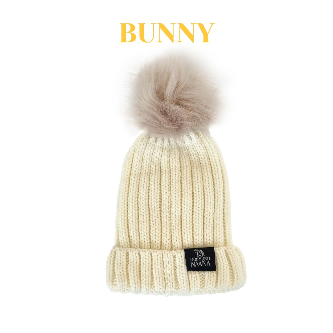 Mix & Match Beanie - White