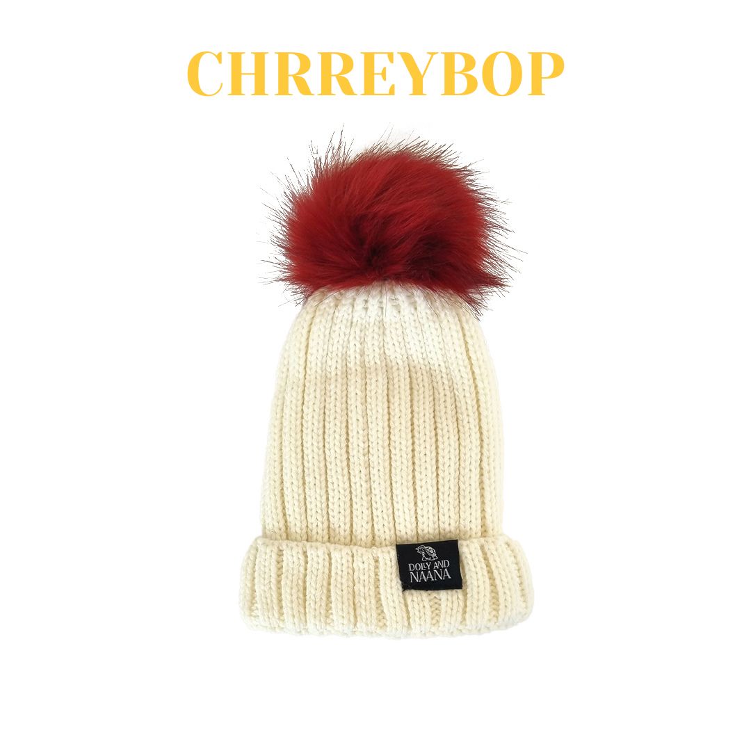Mix & Match Beanie - White