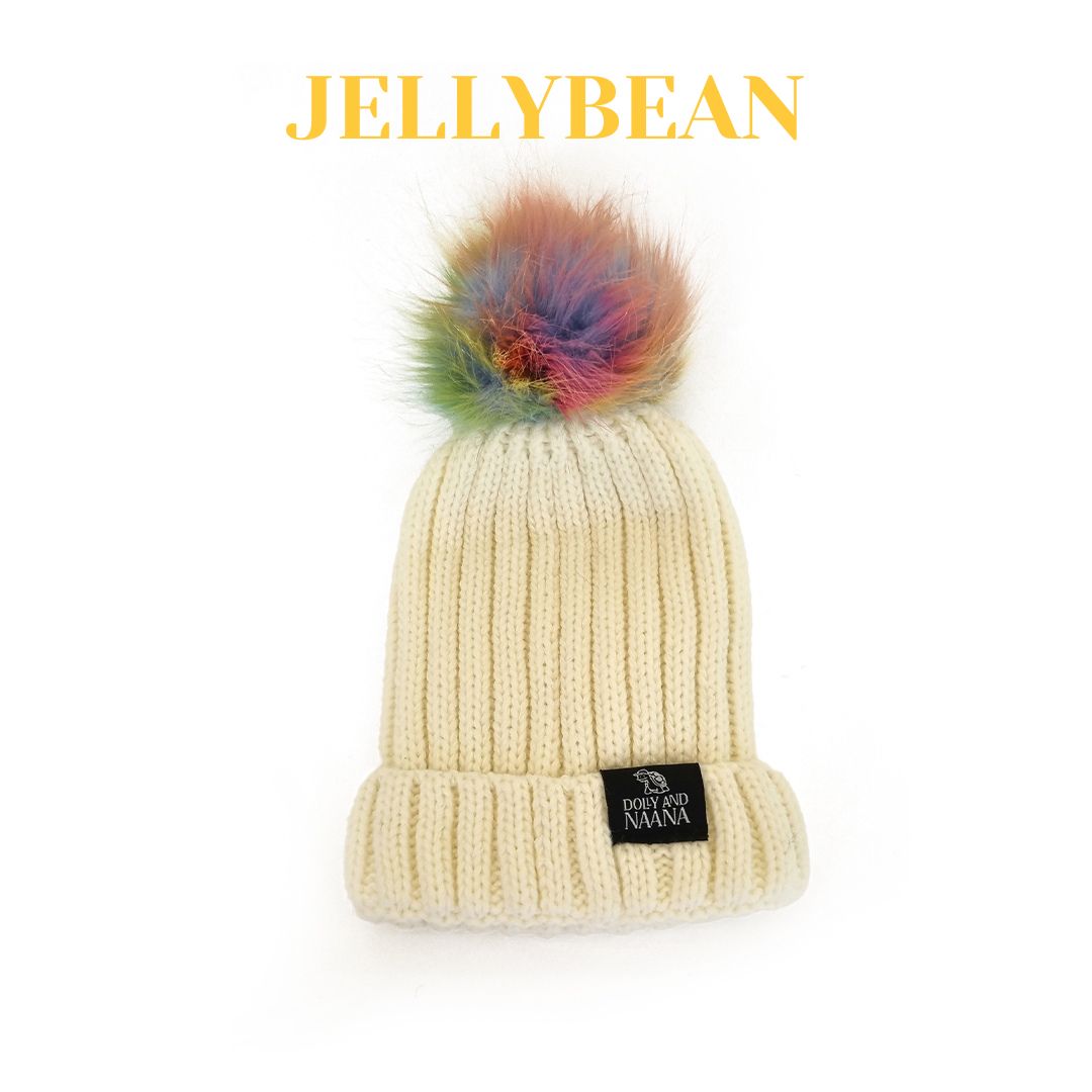 Mix & Match Beanie - White