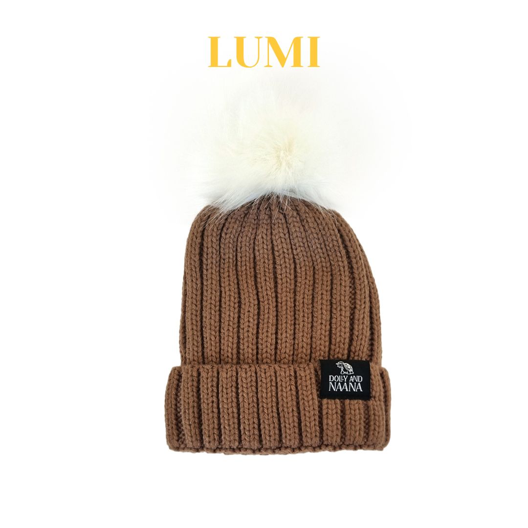 Mix & Match Beanie - Mocha