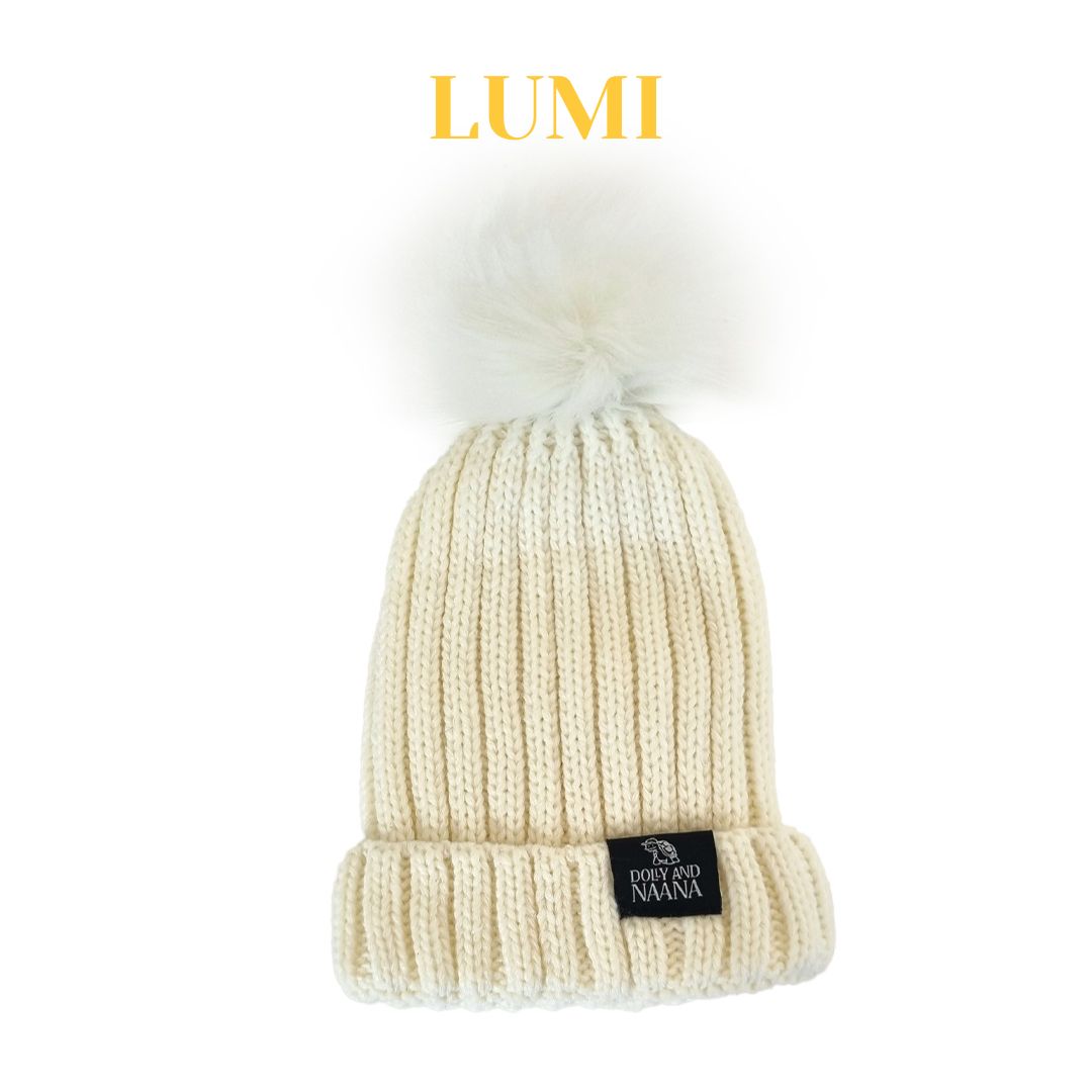 Mix & Match Beanie - White