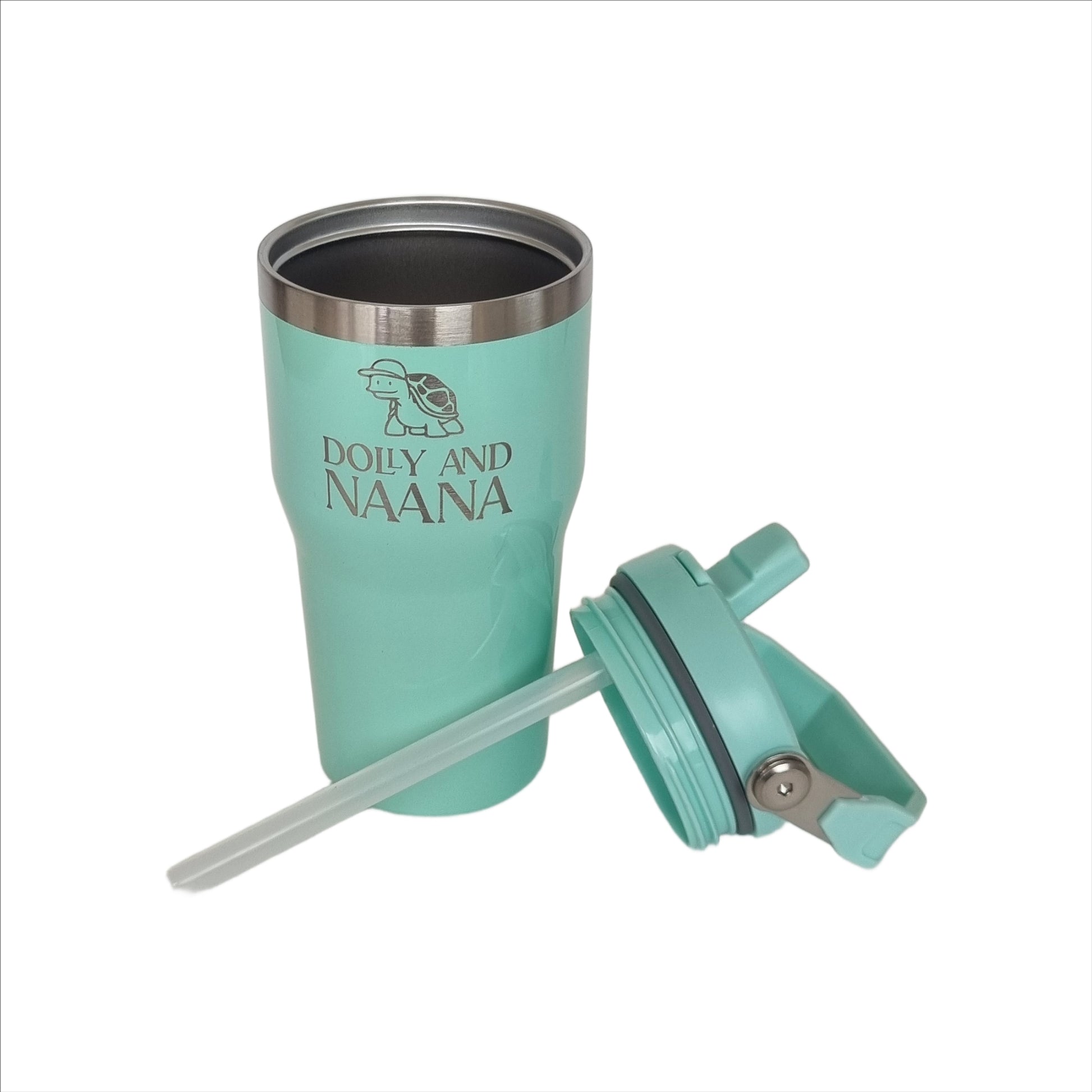 Mint insulated stainless steel drink bottle for kids – Dolly & Naana