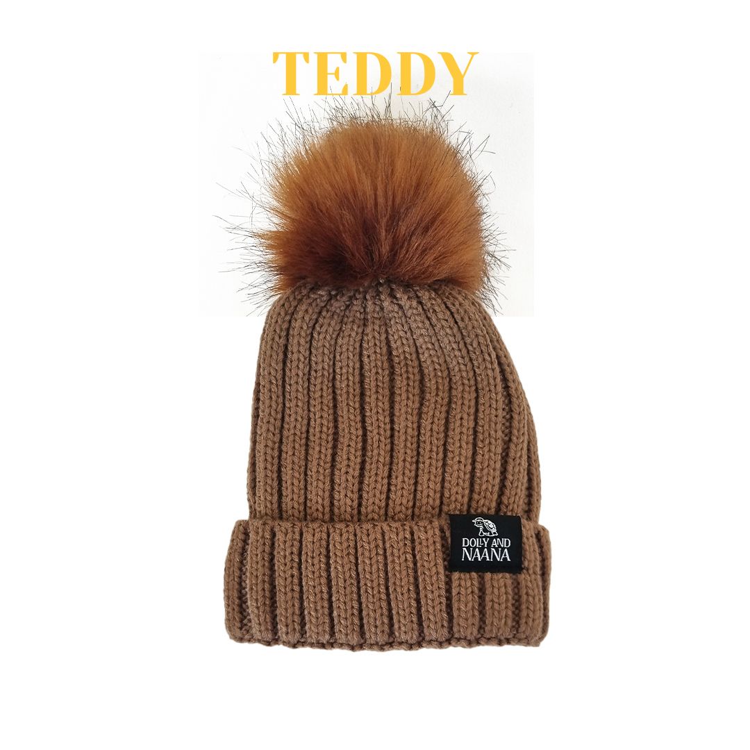 Mix & Match Beanie - Mocha