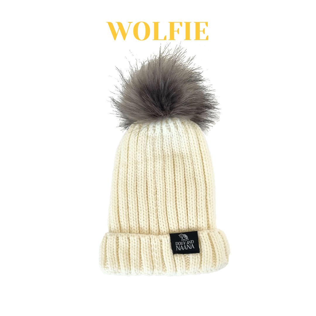 Mix & Match Beanie - White